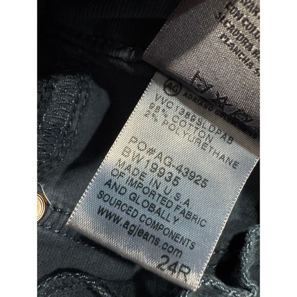 AG Adriano Goldschmied Legging Ankle Velvet Corduroy Super Skinny Pants 24R Blue - Picture 6 of 8